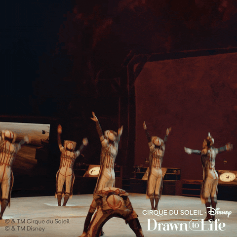 Rhythmic Gymnastics Disney GIF by Cirque du Soleil