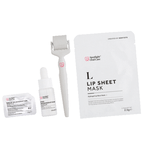 Dermaroller Sticker by Spotlight Oral Care