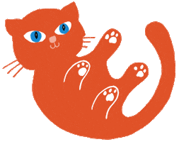 Cat Sticker by Mini Rodini