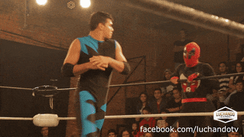 titan mascara roja GIF by Luchando en las Américas