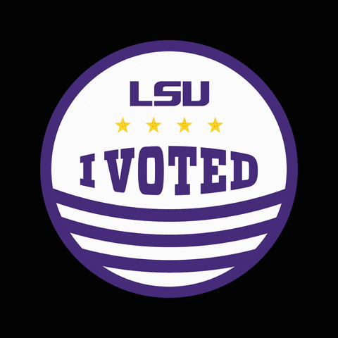 Vote Voting GIF by Louisiana State University