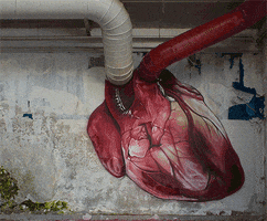 artist heart GIF