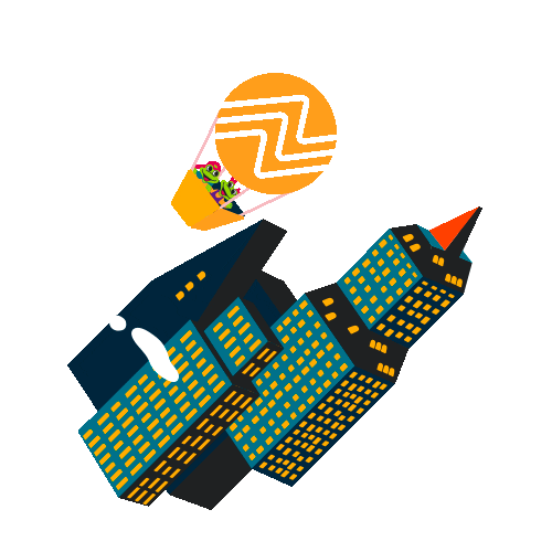 Frog Sticker by Tykkimaki