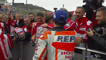 Marc Marquez Respect GIF by MotoGP