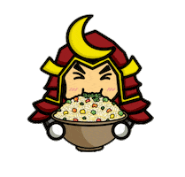 Senpai Eating Sticker