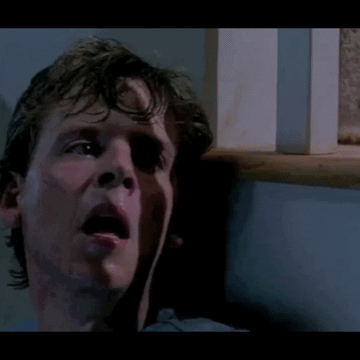 a nightmare on elm street 2 horror movies GIF by absurdnoise