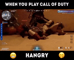 Hungry Call Of Duty GIF by MELOGRAPHICS