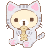 Cat Pixel Sticker