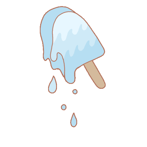 Melting Ice Cream Sticker by Lilac's World
