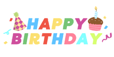 Celebrate Happy Birthday Sticker By Greentopgif
