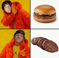 Hotline Bling Burger GIF