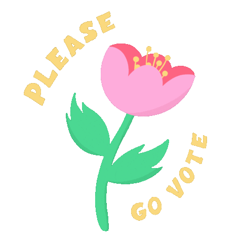 Vote Early 2020 Election Sticker by Maggie Chen