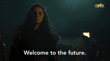 New Years Hello GIF by Britannia on EPIX