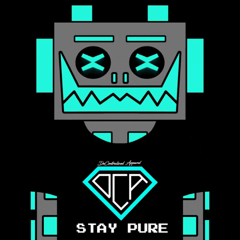 Robot Stay GIF by dcaclothing