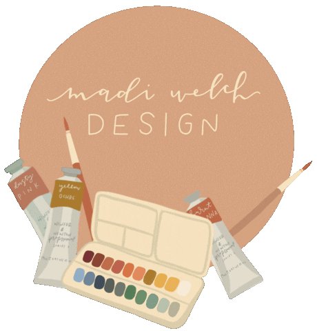 Happy Pink Sticker by madiwelchdesign