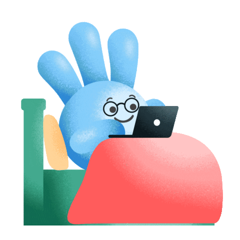 Work Hand Sticker by superpixelsg