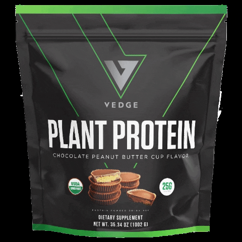 VedgeNutrition organic supplement veganprotein plantprotein GIF