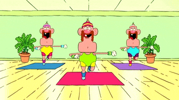 fitness gym GIF by Cartoon Network EMEA