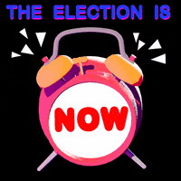 Register To Vote Alarm Clock GIF by INTO ACTION