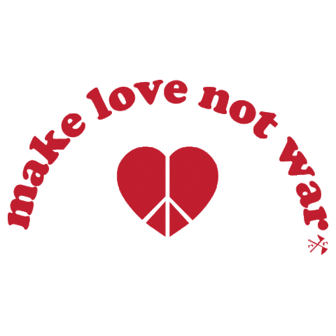 Peace Love Sticker by CAMP Collection