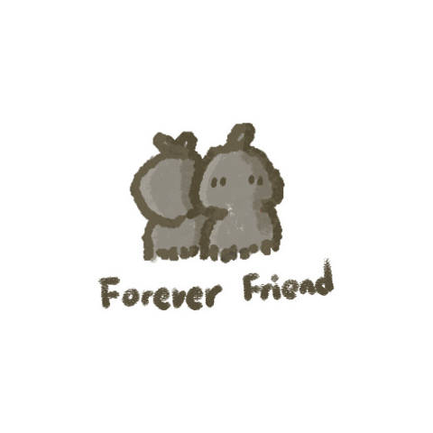 Friend Fanart Sticker