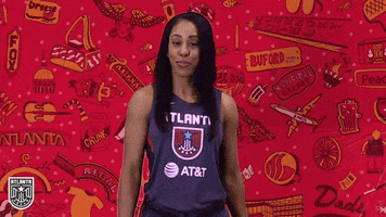 Womens Basketball Hair Flip GIF by Atlanta Dream