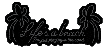 Neon Sign Lifes A Beach Sticker by Drift Bar Houston