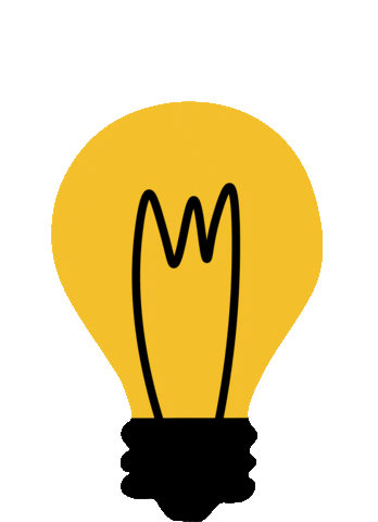 Lightbulb Sticker by Dilectae