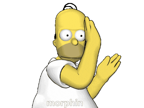 Happy Homer Simpson Sticker By Morphin For Ios Android Giphy