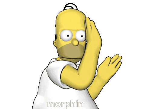 Happy Homer Simpson Sticker By Morphin For Ios Android Giphy