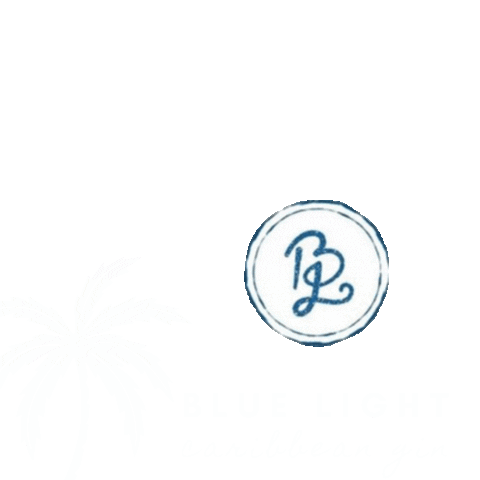 Blue Light Sticker by Blue Light Caribbean Gin