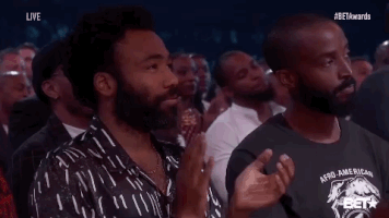 Donald Glover Applause GIF by BET Awards