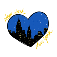New York Animation GIF by nina tsur