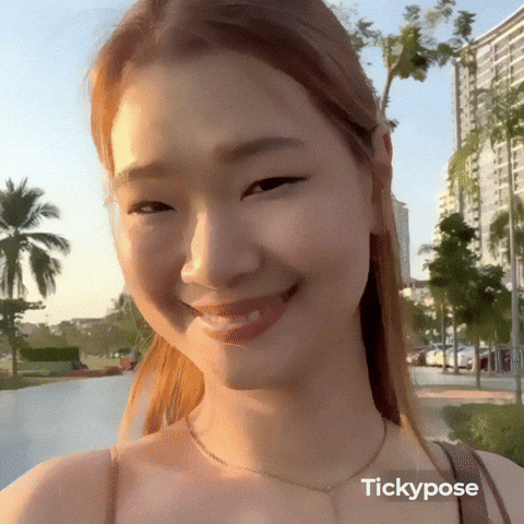 Natural Light Soft Smile GIF