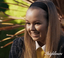Happy Harlow Robinson GIF by Neighbours (Official TV Show account)