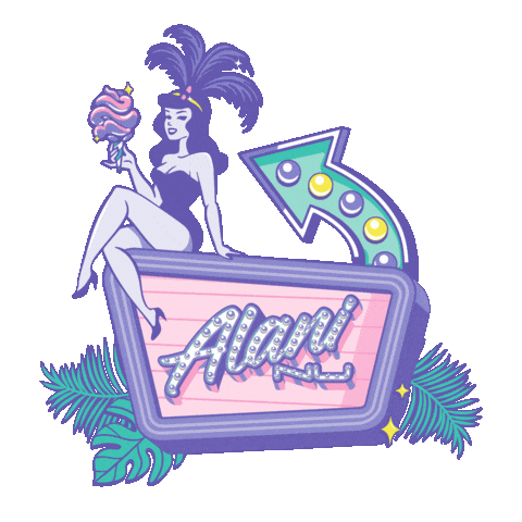 Alani Purple Carnival Sticker by Alani Nu