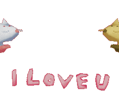 I Love You Kiss Sticker