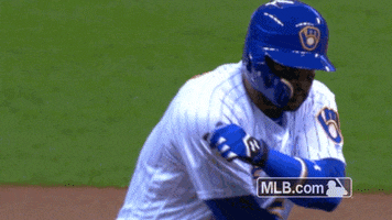 milwaukee brewers pull string GIF by MLB