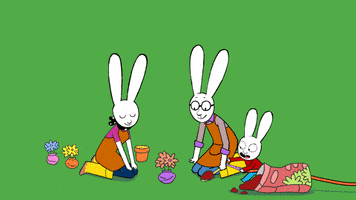 Family Spring GIF by Simon Super Rabbit