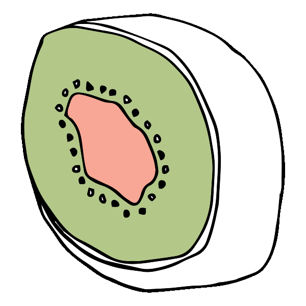 Fruit Kiwi Sticker by Abiby for iOS & Android GIPHY