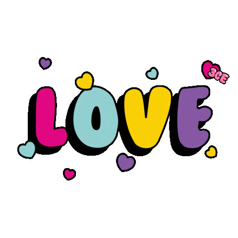 3Ce Love Sticker by 3CE_Official_HK