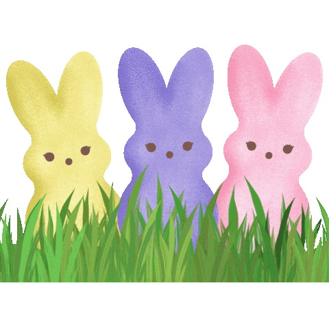 Easter Bunny Sticker by Brown Eye Design