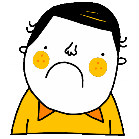 Sad Man Sticker by Linzie Hunter for iOS & Android | GIPHY