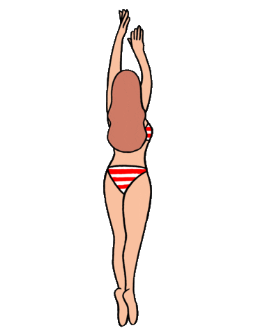 Water Swimming Sticker by Spreequell