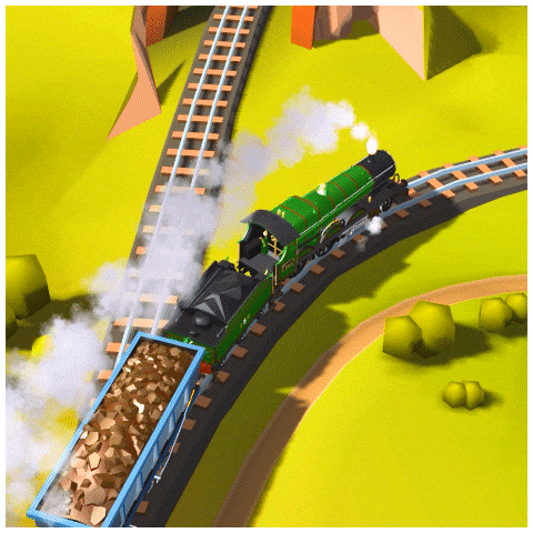 Train Station GIF by Pixel Federation