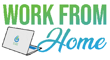 Work From Home Corona Sticker by Al Fanar Gas