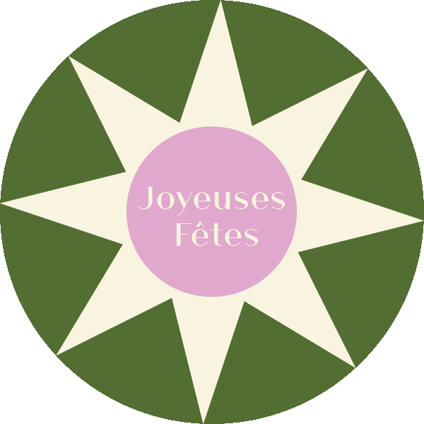 Christmas Noel Sticker by Catherine Lavoie