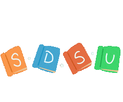 SDSU Library Sticker