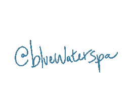 Blue Water Spa Sticker