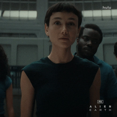 Warning Go Away GIF by Alien: Earth